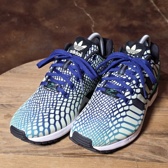 adidas gazelle silver green womens Adidas ZX Flux Black